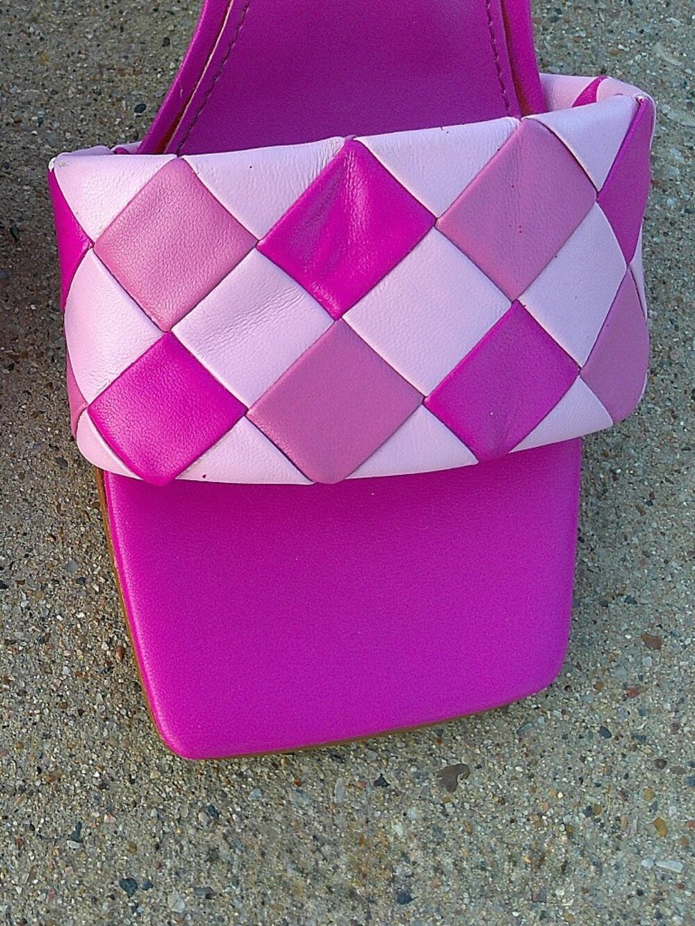 Marc Fischer Pink checker pumps size 8 M